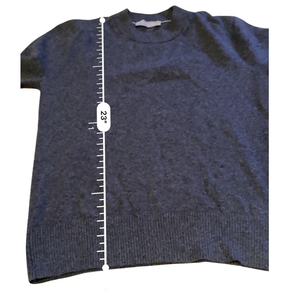 Everlane Cashmere Sweater Women's Medium Gray Classic Minimal Soft - Picture 7 of 7
